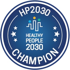 Healthy People 2030 Champion Program Badge